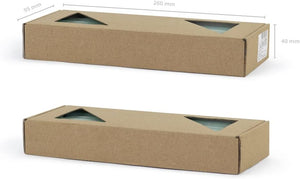 Kerze, matt, hellblau, Höhe 24 Zentimeter. Brenndauer von 1 Stück ca. 6 Stunden. Verpackung: 1 Packung enthält 10 Stück SDMAT-008
