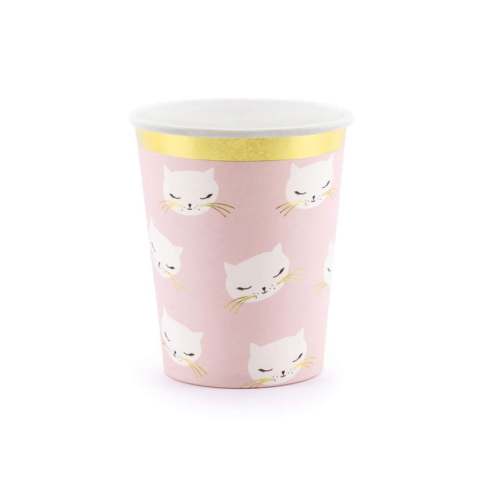 PartyDeco Geburtstagskerzen Kätzchen | 2 cm - 6 STK.