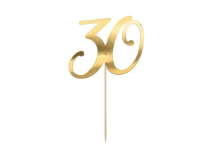 Cake Topper '40' 20,5cm Tortendeko Kuchendeko Cupcake Kuchen Torten Geburtstag Jubiläum