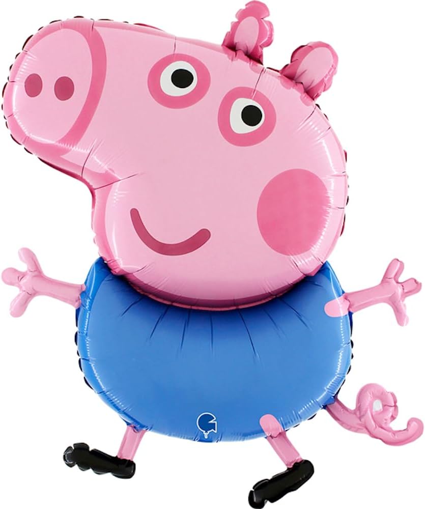 Ballon en aluminium Georges Peppa Pig™ 37" 94 cm Grabo Balloons®
