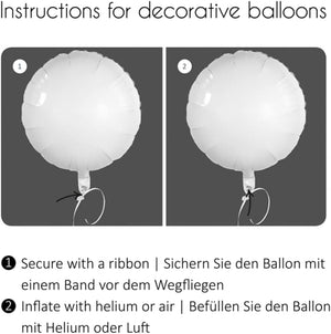 Ballon - Juhu Bestanden! - Gelb, Rund, 43cm, 1 Stück, Allgemeine Feier, Kinder, Familien, Unisex, Allgemein