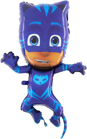 Shape Folienballon "Pyjamahelden Cat Boy" Blau