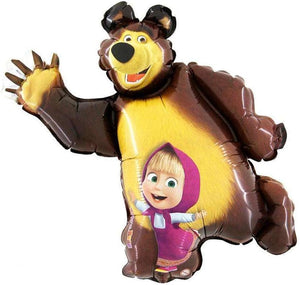 Grabo - Folienball Supershape 35 "-87 cm Mascha & Bär nicht verpackt, mehrfarbig, L164
