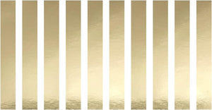 Serviettenringe Papier 18x2,5cm Gold 10er Set - Festliche Papierserviettenringe Tischdeko