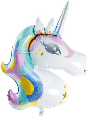 PartyDeco Folienballon Einhorn 73x90cm mix Geburtstag