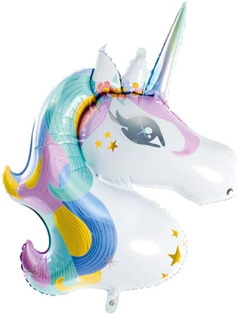PartyDeco Folienballon Einhorn 73x90cm mix Geburtstag
