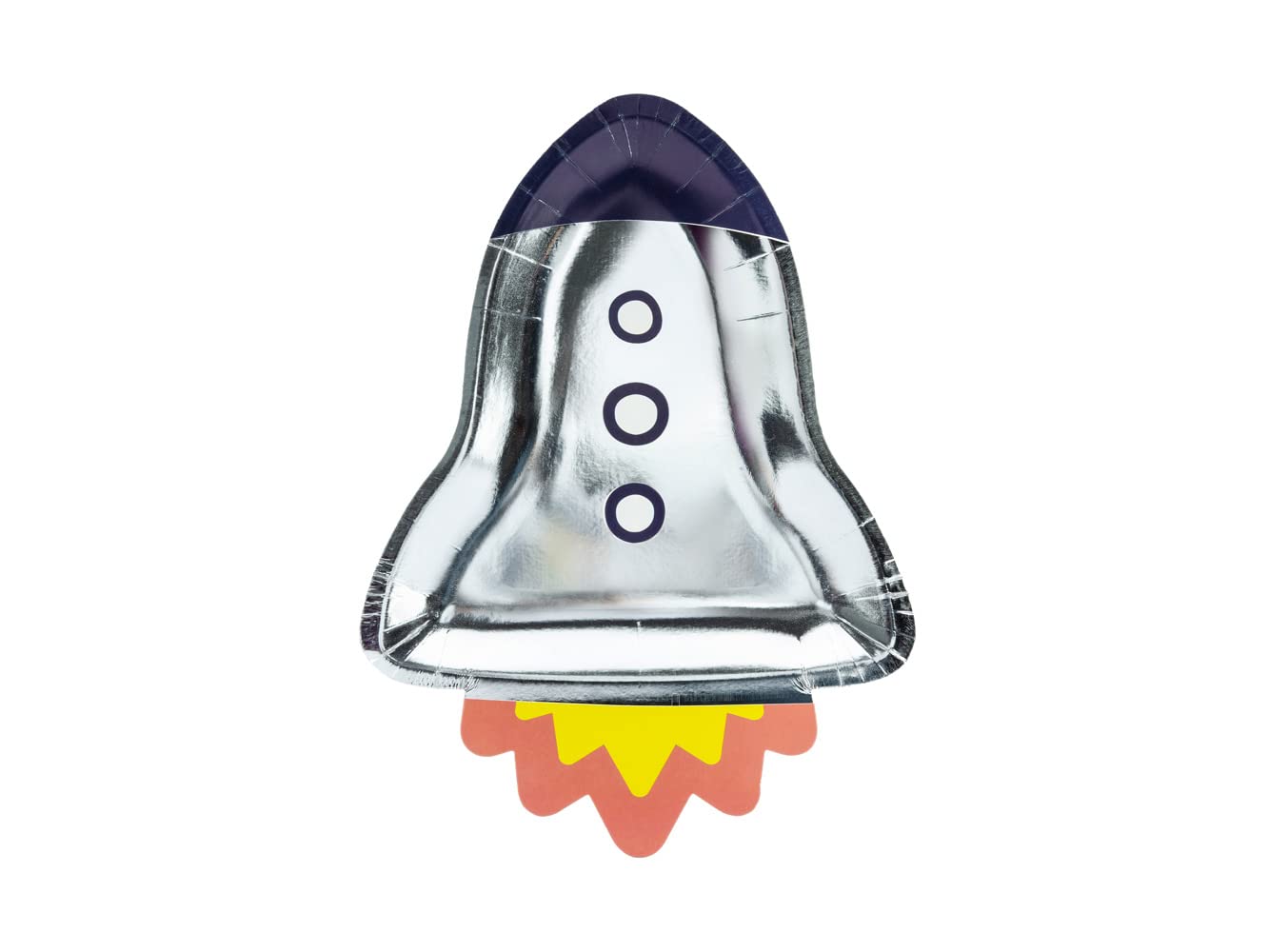 PartyDeco Folienballon Rakete 44x115cm Mix Geburtstag