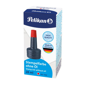 Pelikan 351197 Stempelfarbe 4K, ohne Öl, 28 ml, schwarz, 28 ml (1er Pack)