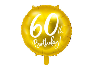 Folienballon Happy Birthday to You 35cm rund Helium Luftballon Kindergeburtstag Geburtstag weiß gold