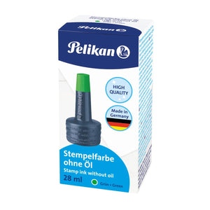 Pelikan 351197 Stempelfarbe 4K, ohne Öl, 28 ml, schwarz, 28 ml (1er Pack)