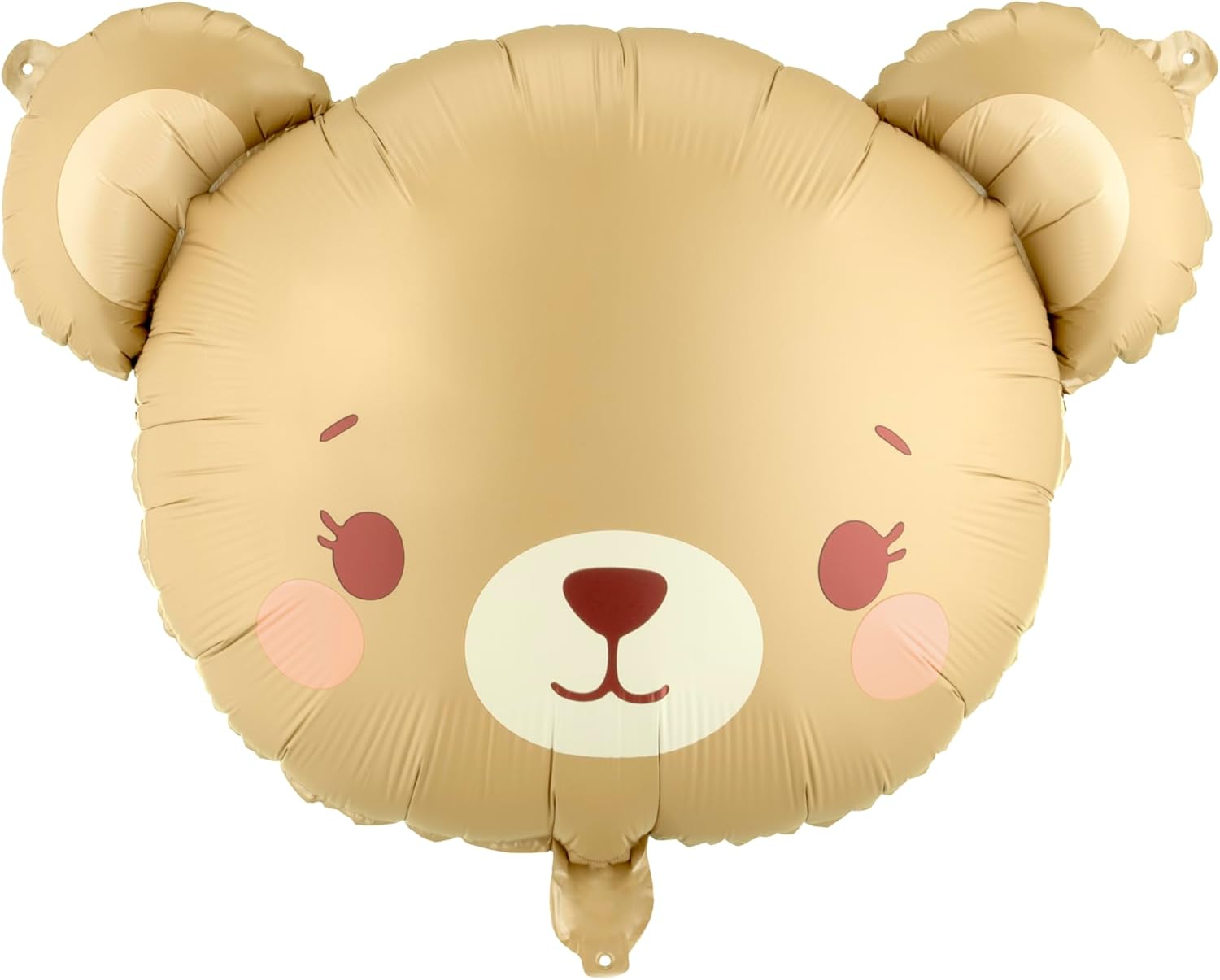 Folienballon Bär, 56x40 cm Creme – Ballon für Baby Shower & Kinderpartys