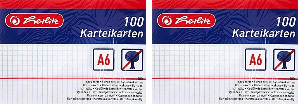 herlitz Karteikarten A6
