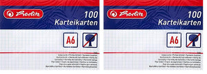 herlitz Karteikarten A6