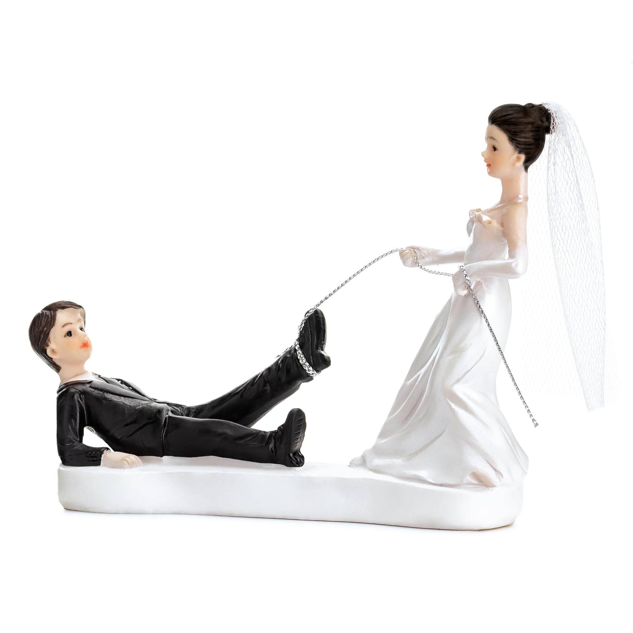 PartyDeco Figur Brautpaar | 11 cm