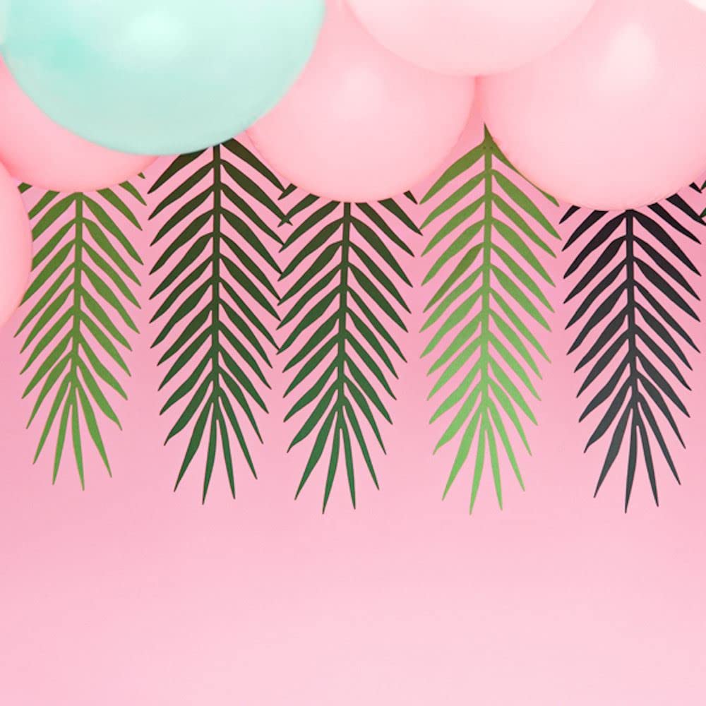 PartyDeco Girlande Sterne rosa Gold 36m Silvester Fasching Weihnachten Hochzeit Geburtstag