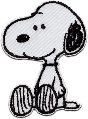 Mono Quick Peanuts Snoopy - Aufnäher, Bügelbild, Aufbügler, Applikationen, Patches, Flicken, zum aufbügeln, Größe: 7,6 x 5,7 cm