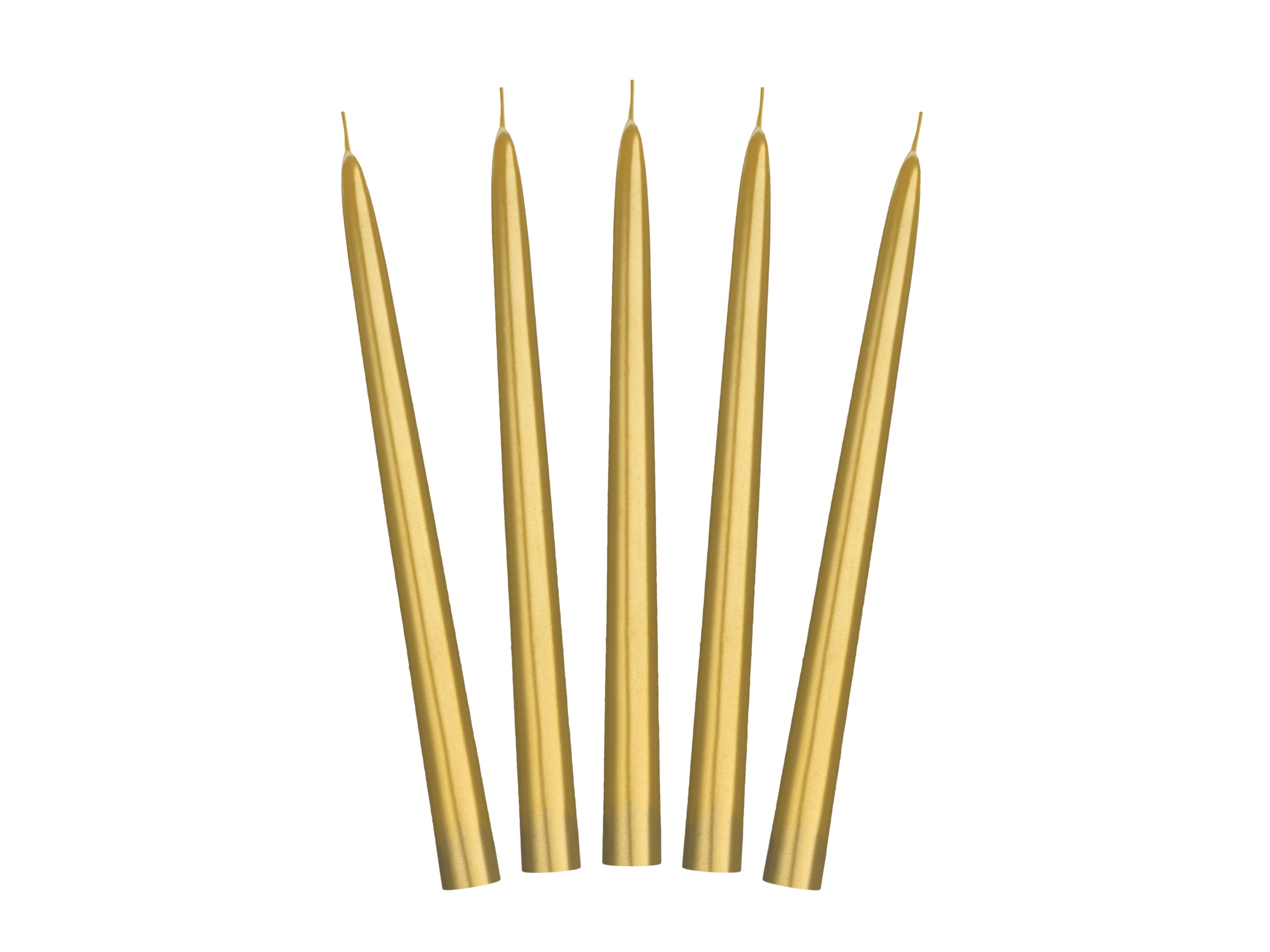 Stabkerzen 24cm x 10 Stück Leuchterkerzen Hellrosa Tafelkerzen Spitzkerzen für Geburtstag Hochzeit Party