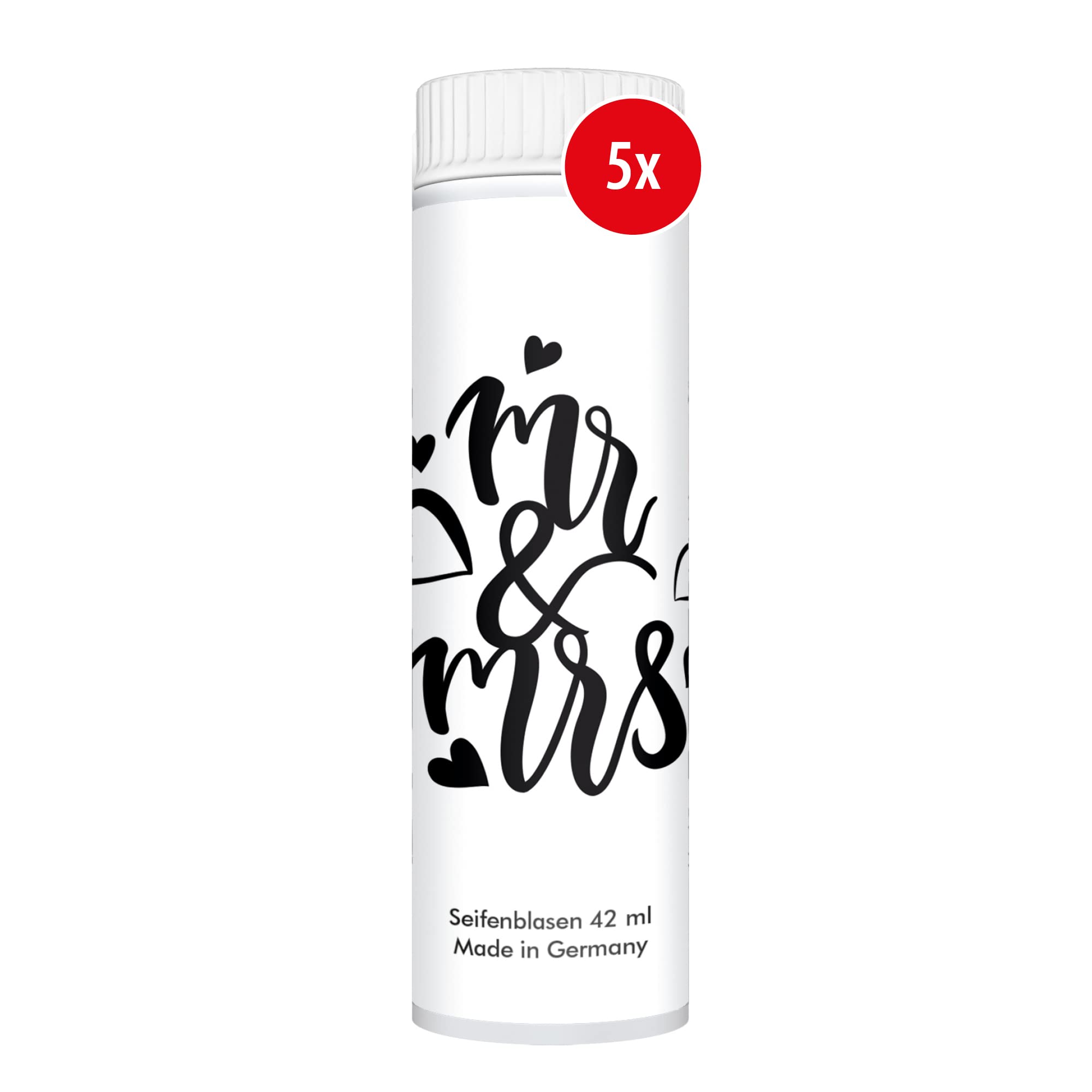 PUSTEFIX - 420869210 Seifenblasen Set I 25 x Klassik 42ml I Bunte Rainbow Bubbles Made in Germany I Seifenblasen für Hochzeit, Kindergeburtstag, Standesamt, Polterabend I 25 x 42 ml Vorteilspack