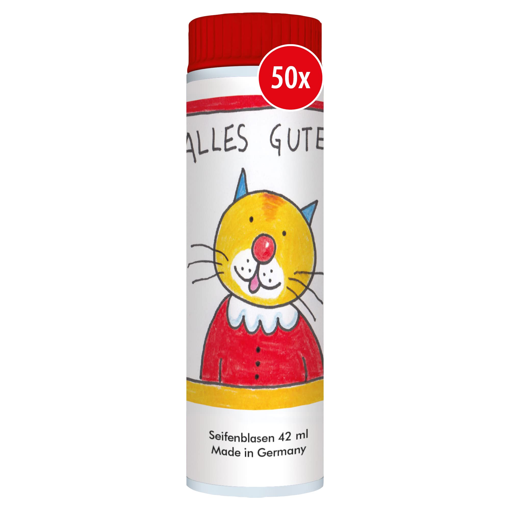PUSTEFIX - 420869210 Seifenblasen Set I 25 x Klassik 42ml I Bunte Rainbow Bubbles Made in Germany I Seifenblasen für Hochzeit, Kindergeburtstag, Standesamt, Polterabend I 25 x 42 ml Vorteilspack