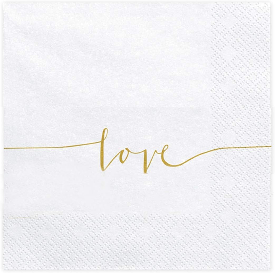 Party Deco SP33-22 Love Servietten 33 x 33 cm 1 Packung 20 Stück