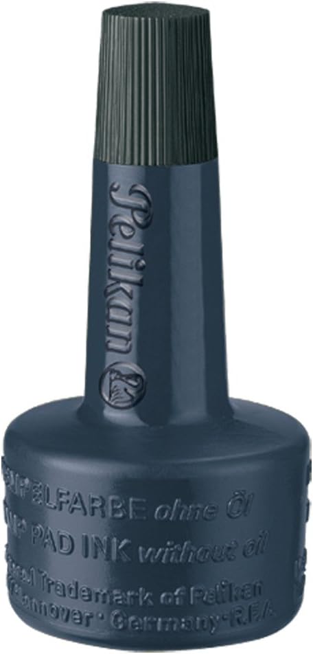 Pelikan 351197 Stempelfarbe 4K, ohne Öl, 28 ml, schwarz, 28 ml (1er Pack)