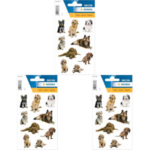 HERMA 15456 Tiere Sticker, Katzenkinder (24 Aufkleber, Papier, matt) selbstklebend, permanent haftende Motiv Etiketten für Mädchen und Jungen, bunt
