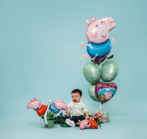 Ballon en aluminium Georges Peppa Pig™ 37" 94 cm Grabo Balloons®