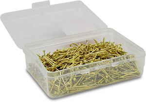 Pailletten - Stecknadeln vermessingt 13 mm - 50gr. goldfarben