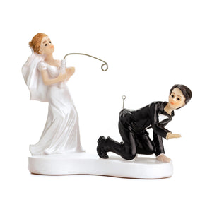 PartyDeco Figur Brautpaar | 11 cm