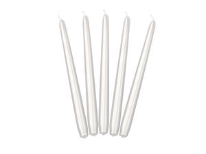 PartyDeco Spitzkerze 24 cm 10Stk. | Gold Metallic