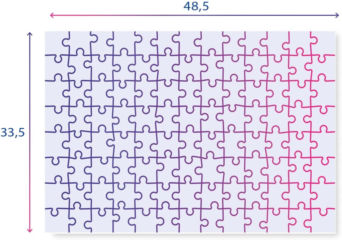 Clementoni 27109 Supercolor Unicorns – Puzzle 104 Teile ab 6 Jahren, buntes Kinderpuzzle mit besonderer Leuchtkraft & Farbintensität, Geschicklichkeitsspiel für Kinder