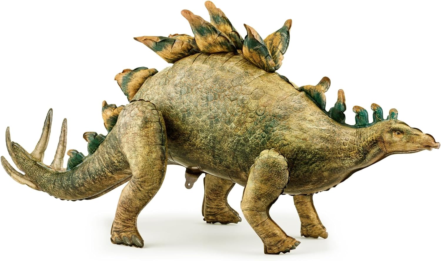 XXL Dinosaurier Folienballon Jurassic World Stegosaurus 112x51 cm | XXL Ballon für Helium oder Luft | Luftballon für Dino Party Kindergeburtstag | Folienluftballon als Geburtstagsdeko Partydeko