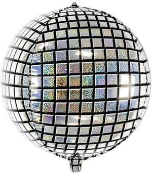 18" Folienballon Discokugel - Silber | 40cm