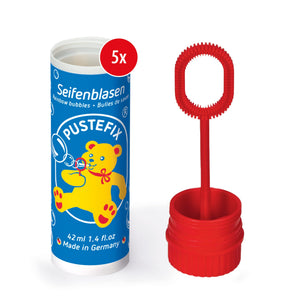 PUSTEFIX - 420869210 Seifenblasen Set I 25 x Klassik 42ml I Bunte Rainbow Bubbles Made in Germany I Seifenblasen für Hochzeit, Kindergeburtstag, Standesamt, Polterabend I 25 x 42 ml Vorteilspack