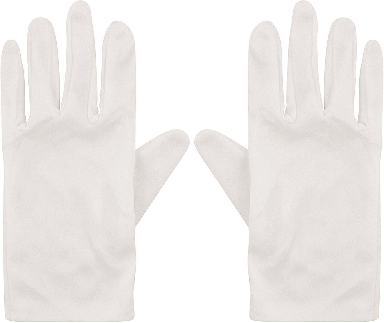 Henbrandt Weiße Handschuhe für Kinder, Zubehör für Zauberer-Kostüm, Maus, Klempner, Clown
