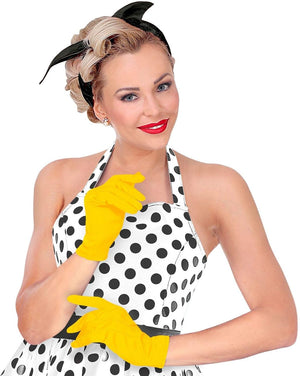 W WIDMANN MILANO Party Fashion – Handschuhe für Erwachsene, Kostüm Accessoire für 20er, 50er Jahre Look, Clowns, Karneval