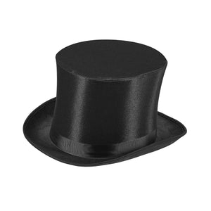 W WIDMANN MILANO Party Fashion 75717 - Zylinder aus Satin, Kopfbedeckung, Kostümaccessoire, Karneval