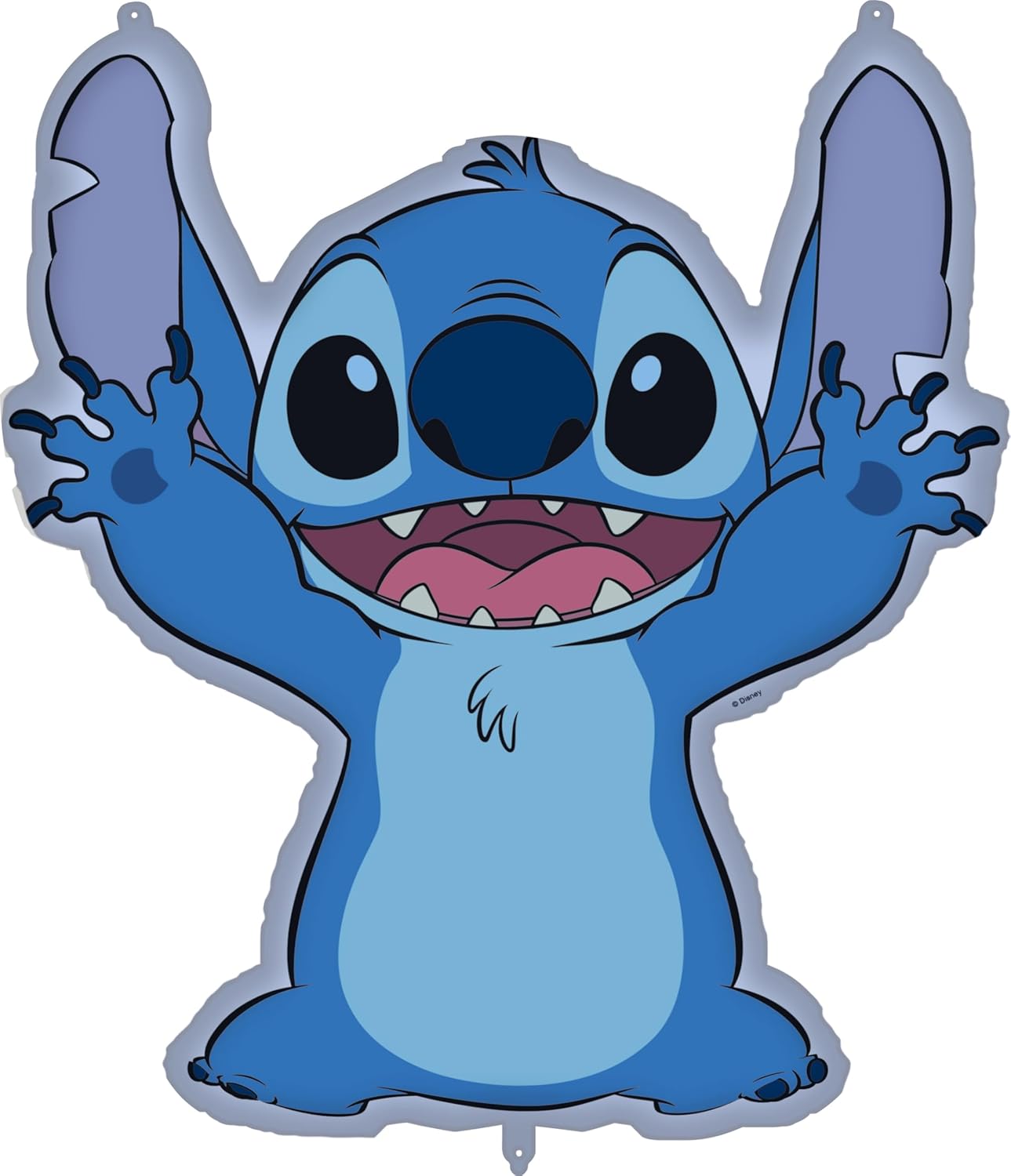 Folienballon * LILO & STITCH * als Deko für Geburtstag und Mottoparty | Ballon für Luft und Helium, 76x88cm | Kinder Kindergeburtstag Partydeko Ballon