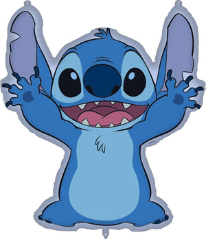 Folienballon * LILO & STITCH * als Deko für Geburtstag und Mottoparty | Ballon für Luft und Helium, 76x88cm | Kinder Kindergeburtstag Partydeko Ballon