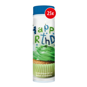 PUSTEFIX - 420869210 Seifenblasen Set I 25 x Klassik 42ml I Bunte Rainbow Bubbles Made in Germany I Seifenblasen für Hochzeit, Kindergeburtstag, Standesamt, Polterabend I 25 x 42 ml Vorteilspack