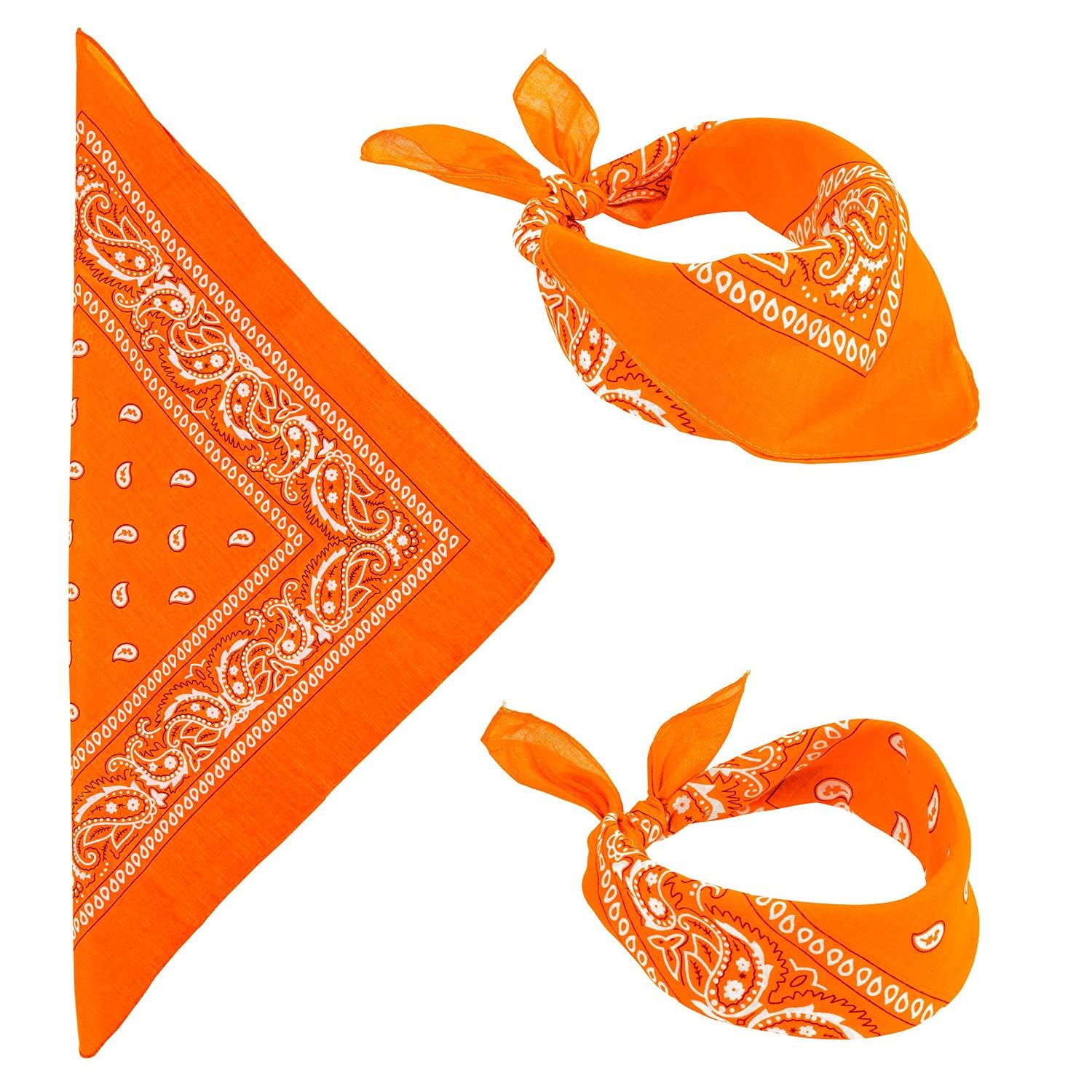 W WIDMANN MILANO Party Fashion - Bandana, 55 x 55 cm, Halstuch, Kopftuch, Accessoire für Kostüme