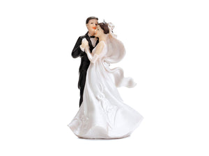 PartyDeco Figur Brautpaar | 11 cm