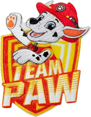 Mono Quick Paw Patrol Applikationen, Bügelbild, Patch, Aufnäher, Chase Skye Marshall Rocky Team (18152 - Marshall Team)