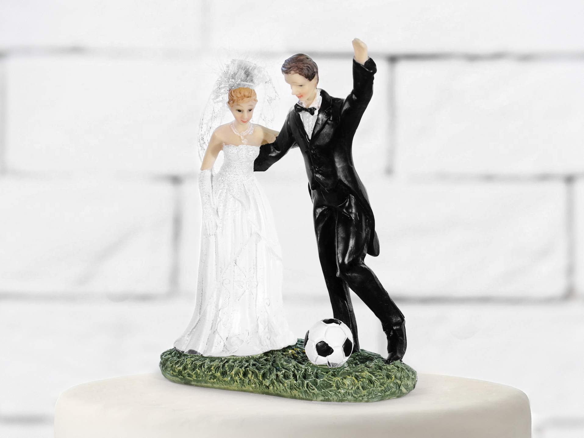 PartyDeco Figur Brautpaar | 11 cm
