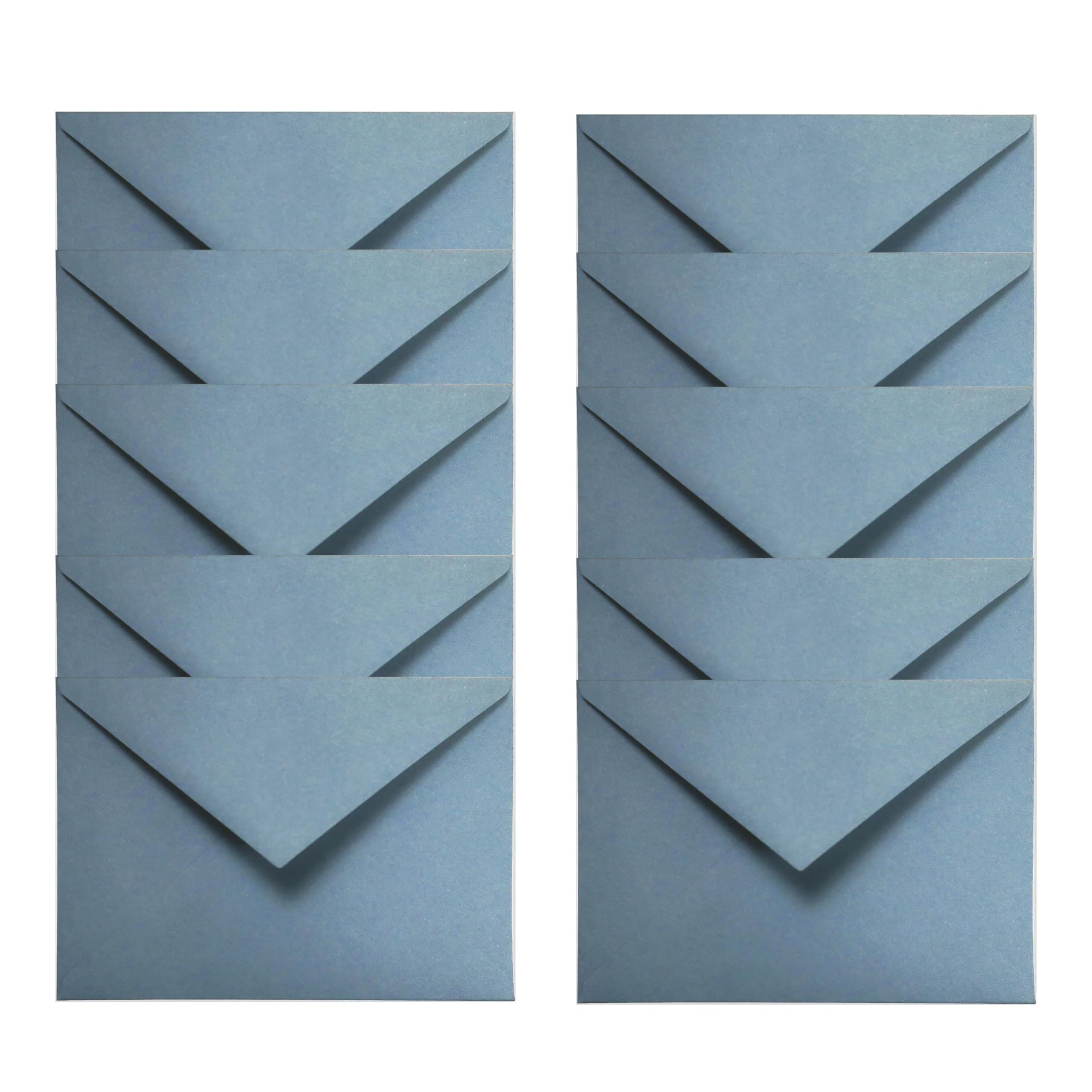 Premium Briefumschläge 10 Stück C6 114 x 162mm für die meisten Grußkarten | Ohne Fenster mit Aufkleber für Karten Einladungen Briefe Grußkarten Geburtstagskarten | Made in Italy (Soft Weiss)