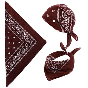 W WIDMANN MILANO Party Fashion - Bandana, 55 x 55 cm, Halstuch, Kopftuch, Accessoire für Kostüme