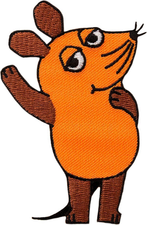 Mono-Quick GmbH Applikationen - Kids and Hits - aufbügelbar Sendung mit der Maus Maus ca. 6,0x9,5 cm farbig