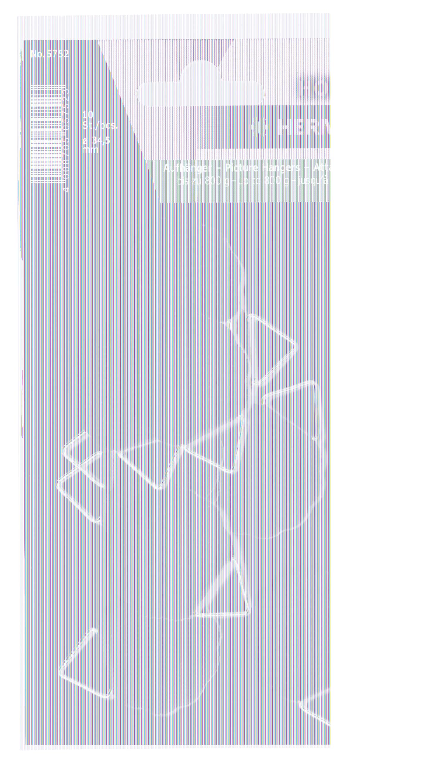 HERMA Bildaufhänger zum Kleben weiß groß, 6 Stück, Ø 55 mm, selbstklebend, Drahtseil Bildaufhängung ohne Bohren für die Wand, starke Papier Draht Aufhänger für Bilder Bilderrahmen bis 1200 g