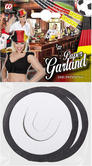 W WIDMANN MILANO Party Fashion 05335 - Boa Girlande, Deutschland, 2er Set, Dekoration, Mottoparty, Sommerfest