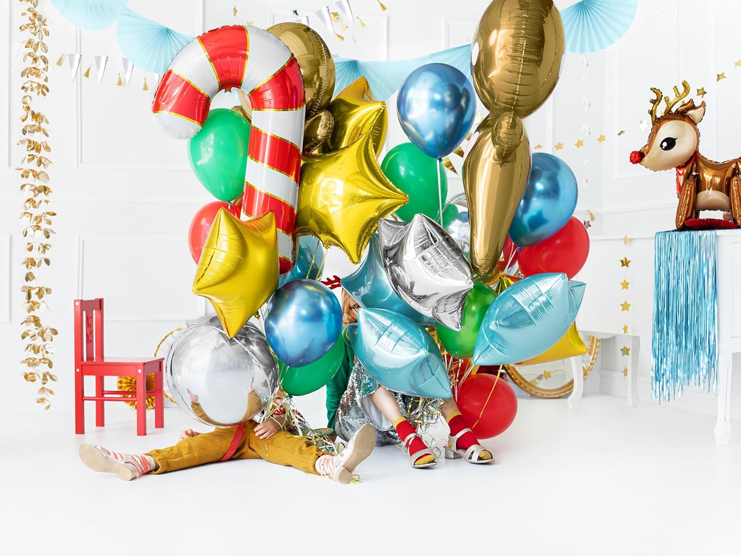 Shape Folienballon "Zuckerstange" | 50 x 82 cm